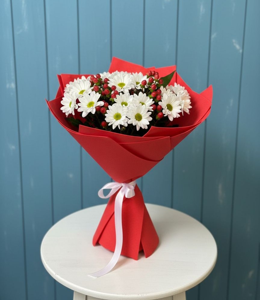 Букет цветов из: Хризантемы в Киржаче