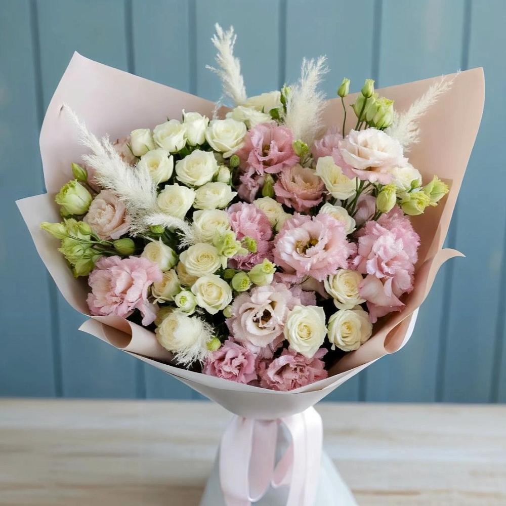 Букет цветов из: Альстромерии и Розы в Киржаче