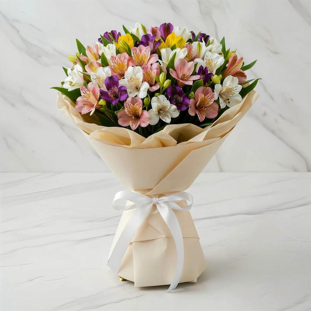 Букет цветов из: Альстромерии в Киржаче