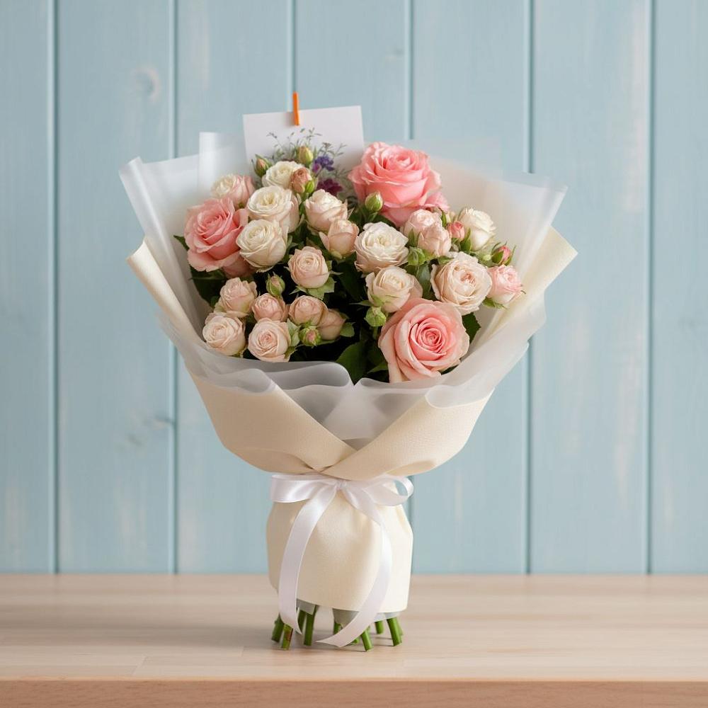 Букет цветов из: Розы в Киржаче