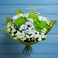 Букет цветов из:  Хризантемы #REPLACE_PRED# Киржаче