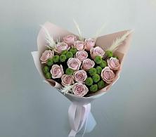 Букет цветов из:  Розы и Хризантемы #REPLACE_PRED# Киржаче