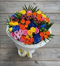 Букет цветов из:  Розы и Хризантемы в Киржаче