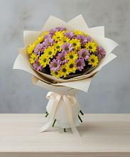 Букет цветов из:  Хризантемы #REPLACE_PRED# Киржаче
