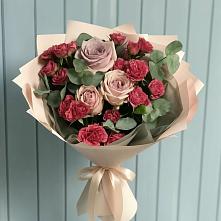Букет цветов из:  Гвоздики и Розы #REPLACE_PRED# Киржаче