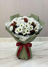 Букет цветов из:  Хризантемы #REPLACE_PRED# Киржаче