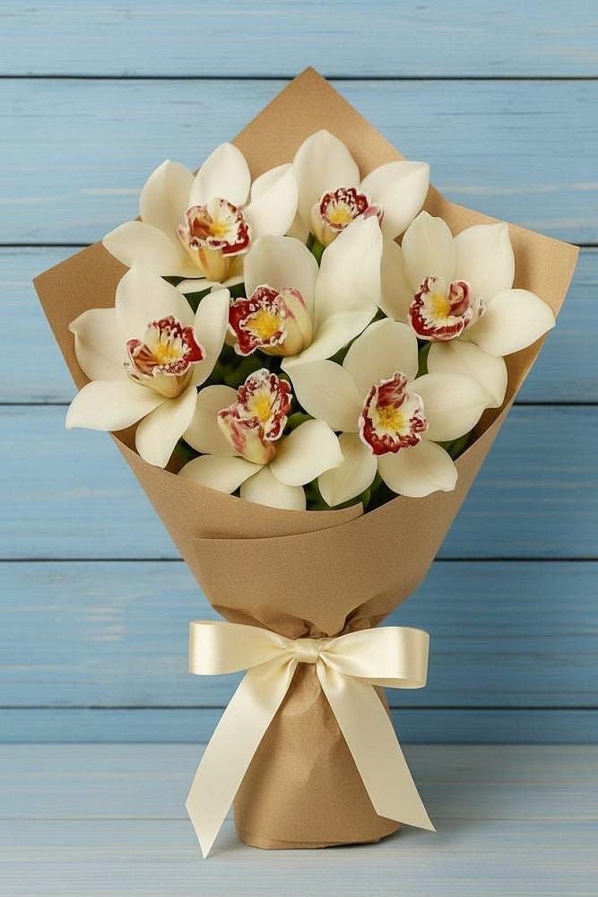 Букет цветов из: Орхидеи и Розы в Киржаче